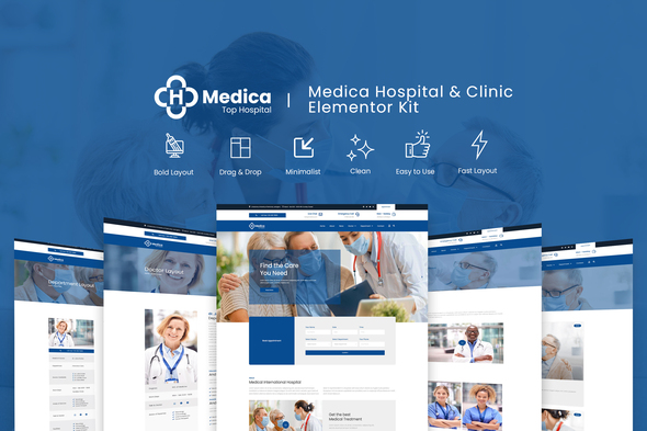 Download Medica – Hospital & Clinic Elementor Template Kit Nulled 