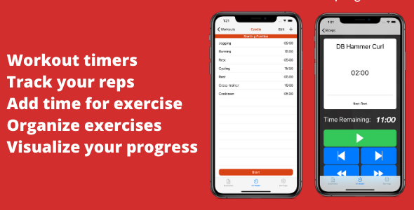 Download Fitness Tracker, Workout Timer Nulled 