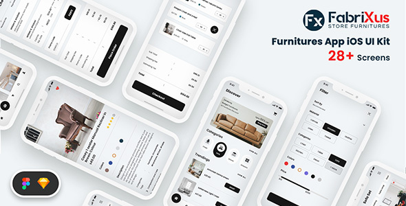 Download FabriXus – Furniture eCommerce Mobile App UI Nulled 