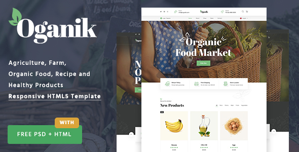 Nulled Oganik – eCommerce Bootstrap 4 HTML Template free download