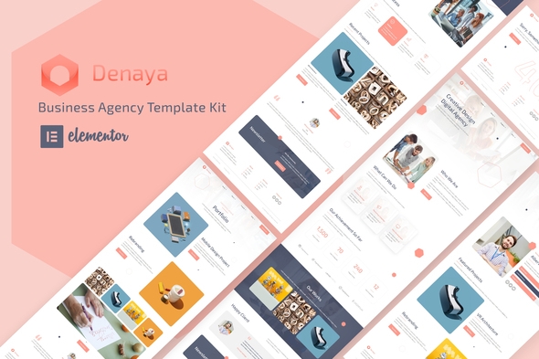 Download Denaya – Business Agency Elementor Template Kit Nulled 
