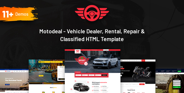 Download Motodeal – Car Dealer & Classified HTML5 Template Nulled 