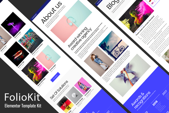 Download Foliokit – Personal Portfolio Elementor Template Kit Nulled 