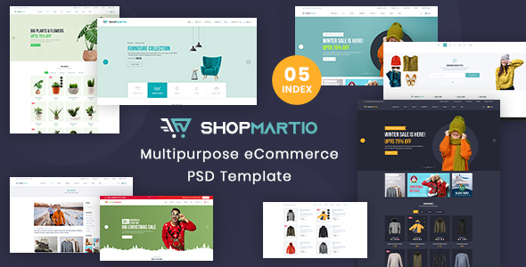 Download ShopMartio – Multipurpose eCommerce PSD Template Nulled 