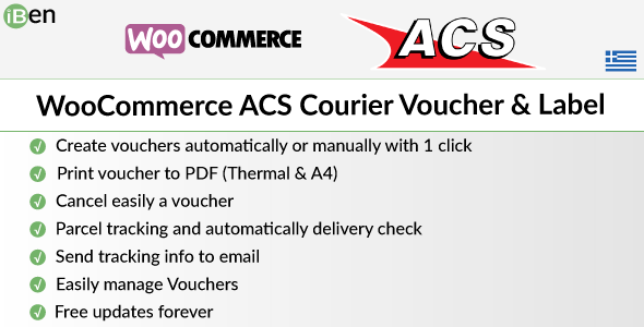 Download WooCommerce ACS Courier Voucher & Label Nulled 