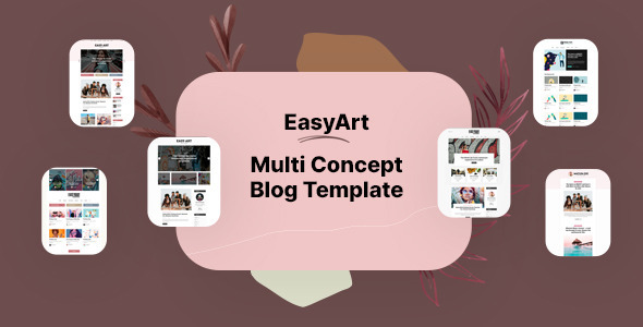 Download Easyart – Multiconcept Blog HTML Template Nulled 