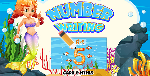 Download Number Writing (CAPX and HTML5) Kids Game Nulled 