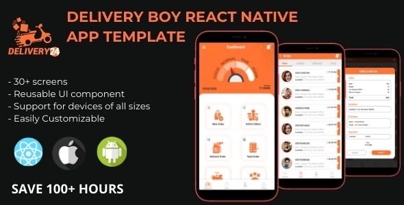 Download Delivery Boy – React Native App Nulled 