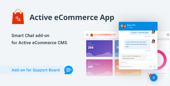 Download Active eCommerce Chat & Support App for Support Board Nulled 