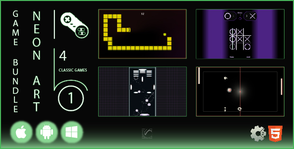 Download Game Bundle Neon Art 1 • HTML5 + Construct Games Nulled 