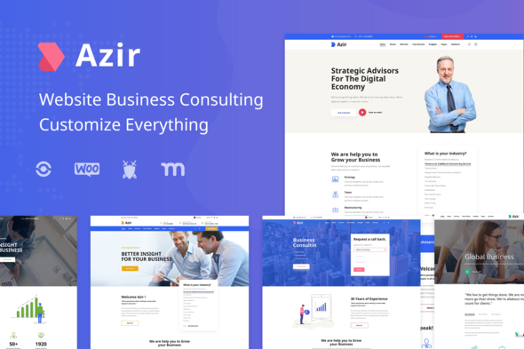 Download Azir | Finance Consulting Elementor Template Kit Nulled 