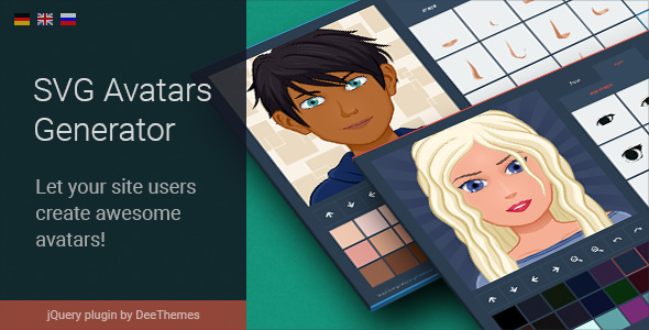 Download SVG Avatars Generator – jQuery Plugin Nulled 