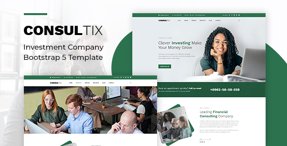 Download Consultix – Investment Company Bootstrap 5 Template Nulled 