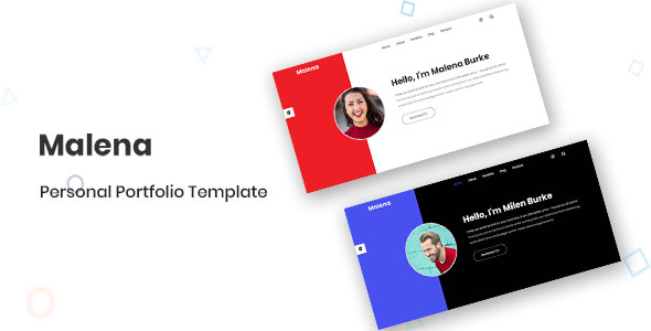 Download Malena- Personal Portfolio Template Nulled 