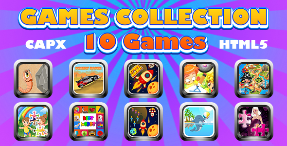 Download Game Collection 16 (CAPX and HTML5) 10 Games Nulled 