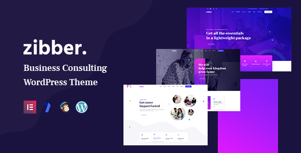 Download Zibber – Business Consulting WordPress Theme Nulled 