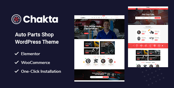 Download Chakta – Auto Parts Shop WooCommerce Theme Nulled 