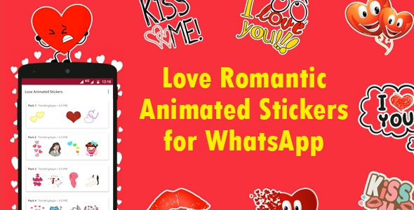 Download Love Animated Stickers for WhatsApp – Sticker Keyboard Nulled 