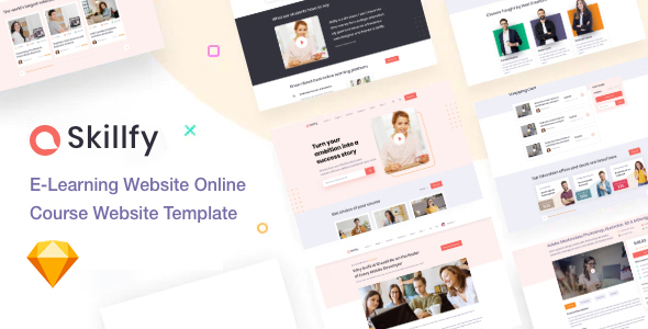 Download Skilify For Education & Learning Management System Sketch Template Nulled 