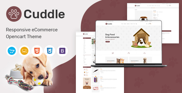 Download Cuddle – Responsive OpenCart Theme Nulled 