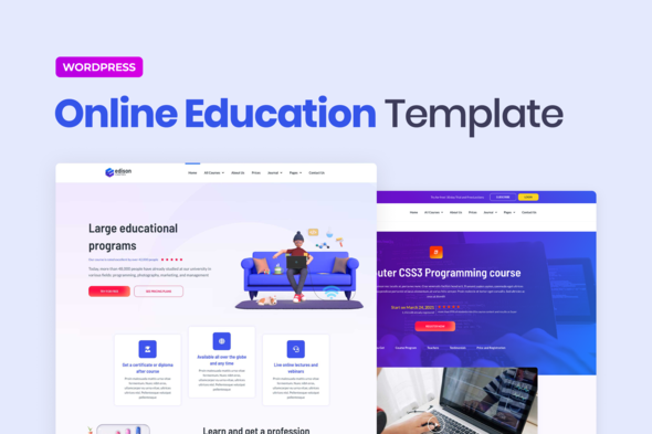 Download Edison – Online Education Elementor Template Kit Nulled 