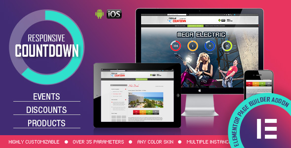 Download Elementor Widget – CountDown PRO – Events/Products Launch Nulled 
