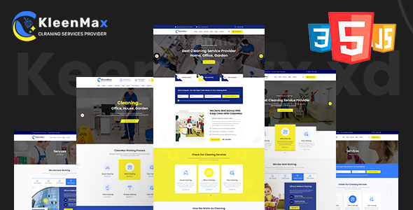 Download Kleenmax – Cleaning Services & Company HTML Template Nulled 