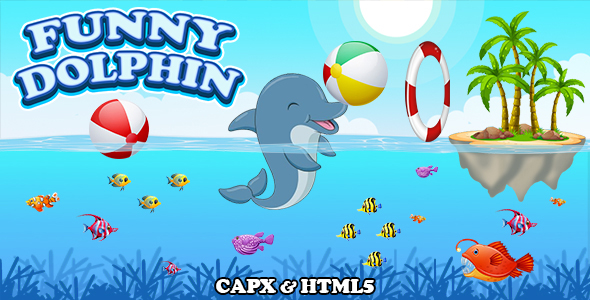Download Funny Dolphin Game (CAPX and HTML5) Nulled 