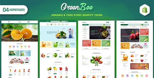 Download GreenBee – Vegetable and Fruit Shop Shopify Theme Nulled 