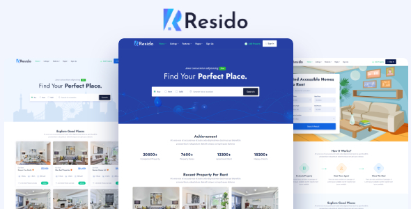 Download Resido – Real Estate HTML Template Nulled 