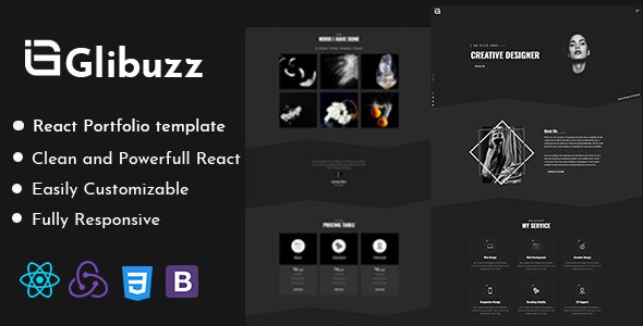 Download Glibuzz – Personal Portfolio React Template Nulled 