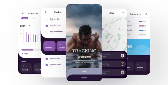 Download Tracking – Professional UI/UX Ionic 5 Kit Nulled 