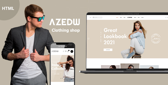 Download Azewd – Clothing Shop HTML Template Nulled 