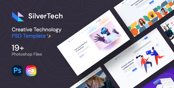 Download Silvertech – Creative PSD Template Nulled 