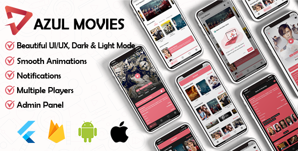 Nulled Movies App – Admin panel ( movies & series & tv shows…) Flutter free download