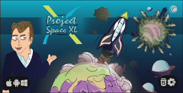 Download Project Space XL • HTML5 + Construct Game Nulled 