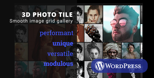 Download 3D Photo Tile – WordPress Media Plugin Nulled 