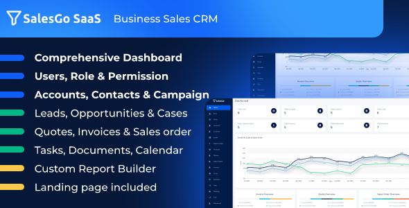 Download SalesGo SaaS – Business Sales CRM Nulled 
