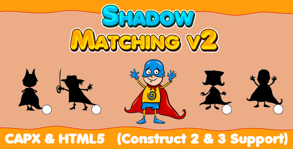 Download Shadow Matching v2 (CAPX and HTML5) Kids Education Game Nulled 