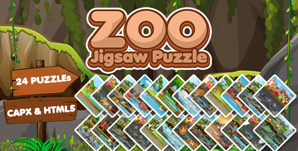 Download Zoo Jigsaw Puzzle Game (CAPX and HTML5) Nulled 
