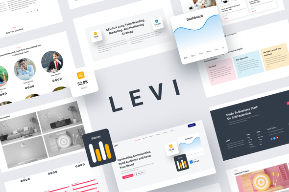Download Levi – Digital Marketing Elementor Template Kit Nulled 