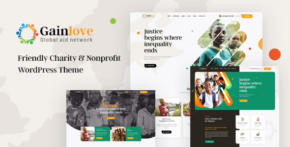Download Gainlove – Nonprofit WordPress Theme Nulled 