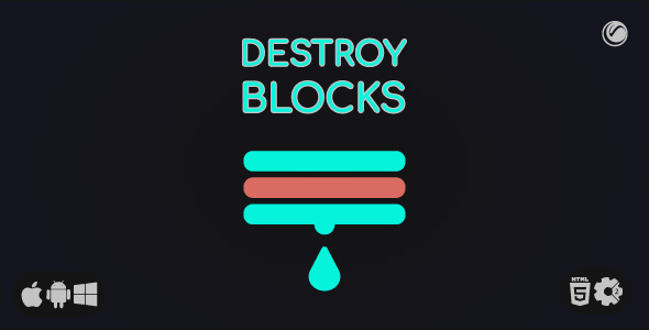 Download Destroy Blocks • HTML5 + Construct Game Nulled 