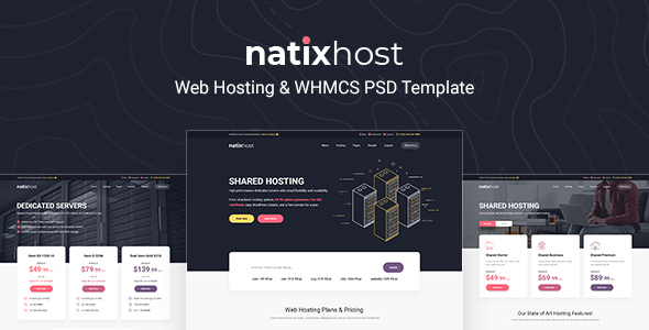 Download NatixHost – WHMCS & Hosting Template Nulled 
