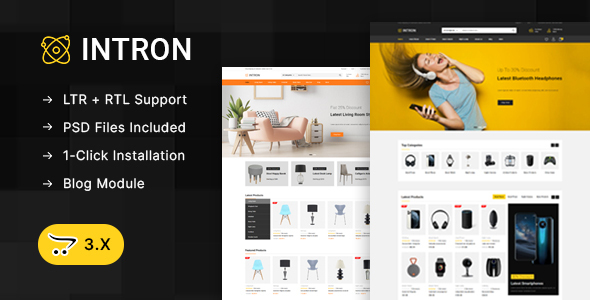 Download Intron – Mega Store OpenCart 3.x Responsive Theme Nulled 