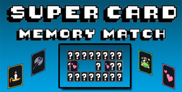 Download Super Card Memory Match – HTML5 PC Game Nulled 