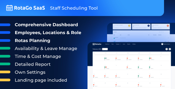 Download RotaGo SaaS – Staff Scheduling Tool Nulled 