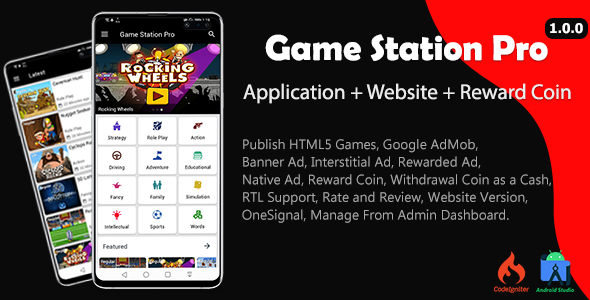 Download Game Station Pro (Application and Website) Nulled 