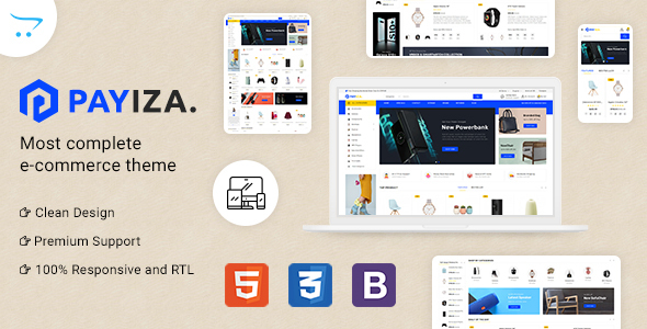 Download Payiza – eCommerce OpenCart Theme Nulled 
