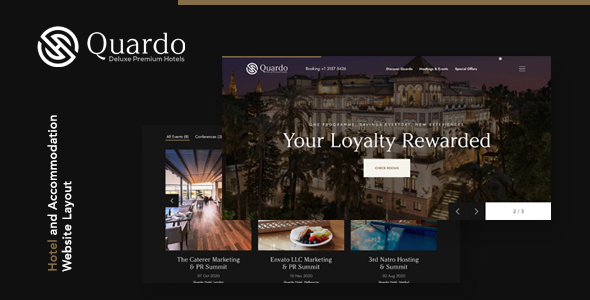 Download Quardo | Deluxe Premium Hotels HTML Template Nulled 